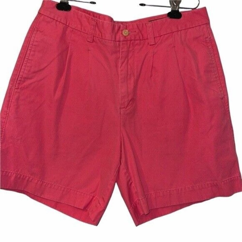 Vineyard Vines Chino Salmon Pink Red Walking Shorts Men's Size 34